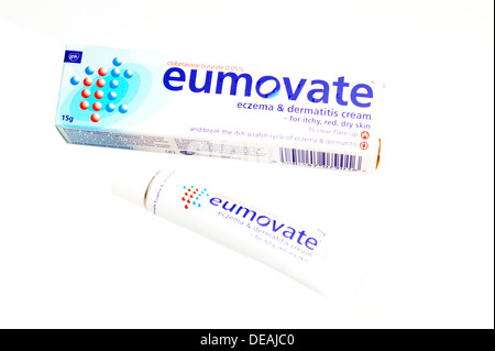 Eumovate Ekzem & Dermatitis Creme (Clobetasone Butyrat) Steroid Creme Stockfoto