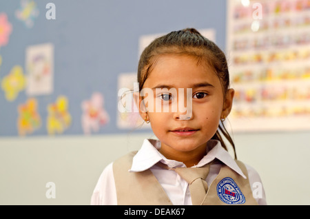 Khmer Kindergarten Student, Phnom Phen, Kambodscha Stockfoto