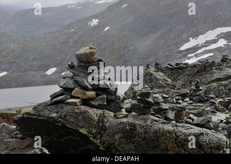 Die Legende erklärt hat, die Trolle in Stein für die Nacht zu verwandeln. Stockfoto