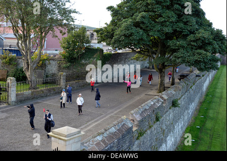 Die Grand Parade, Derry Wände, Derry, Londonderry, Nordirland, Vereinigtes Königreich Stockfoto