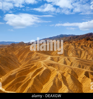 Death Valley Nationalpark Kalifornien Zabriskie point erodierten mudstones Stockfoto