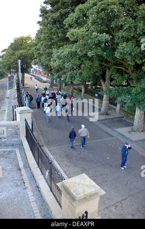 Die Grand Parade, Derry Wände, Derry, Londonderry, Nordirland, Vereinigtes Königreich Stockfoto