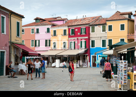 Insel Burano, Venedig, Veneto, Italien, Europa Stockfoto