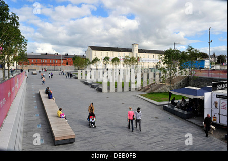 Ebrington Square, ehemalige britische Kaserne, Derry, Londonderry, Nordirland Stockfoto