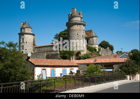 Frankreich-Touristenattraktion Chateau Apremont in der Vendee Region Frankreich Stockfoto