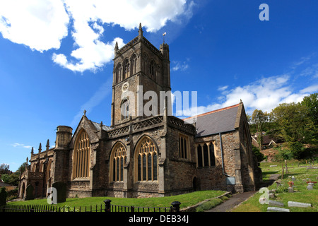 Sommer, St Johns Pfarrei, Axbridge Kirchdorf, Somerset County, England, UK Stockfoto