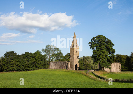 Historische Restenneth Priory in Angus, Schottland. Stockfoto