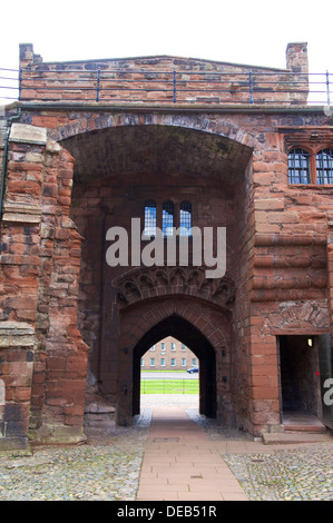 Carlisle Castle unterhalb des Kapitäns Turm Carlisle Cumbria England Vereinigtes Königreich britische Großbritannien UK Stockfoto