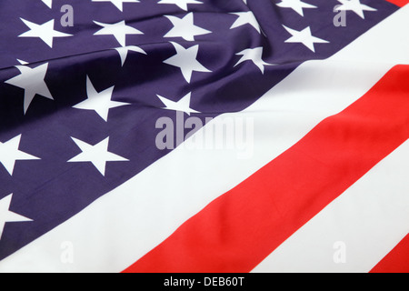 Flagge der USA, Nahaufnahme Stockfoto