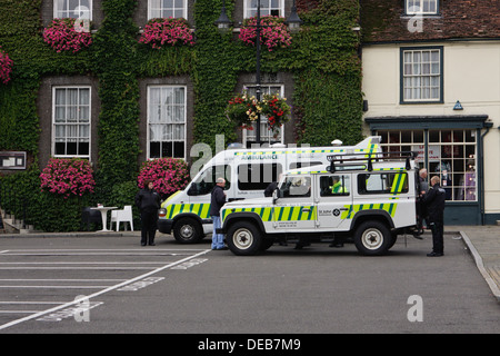 St. John Krankenwagen in eine Parade-Tag in Bury St Edmunds, September 2013 Stockfoto