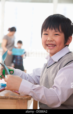 Porträt der Schüler tun, Kunsthandwerk, Beijing Stockfoto