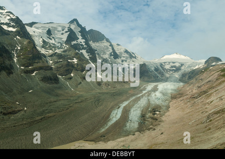 Pasterzengletscher von Kaiser Franz Josef Hohe, Nationalpark Großglockner, Österreich Stockfoto