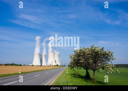 Kernkraftwerk Dukovany Trebic Landkreis, Region Vysocina, Tschechische Republik, Europa Stockfoto