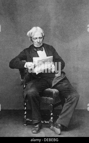 Michael Faraday - Briitsh Physiker und Chemiker Stockfoto