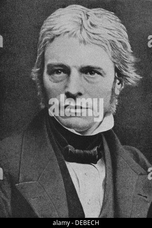 Michael Faraday - Briitsh Physiker und Chemiker Stockfoto