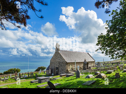 St Tudno Kirche auf den Great Orme, Llandudno, Conwy, North Wales, UK Stockfoto