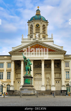 Die Kirche von Saint-Jacques-Sur-Coudenberg am Place Royale, Brüssel, Brüssel Region Stockfoto