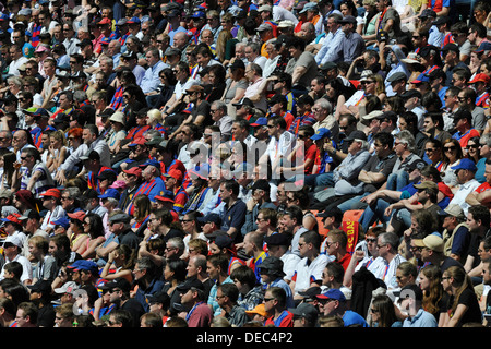 Publikum im Stände, Basel, Kanton Basel-Stadt, Schweiz Stockfoto
