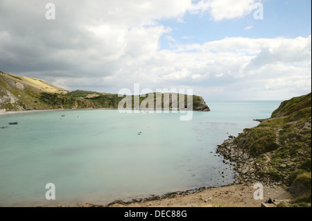 Küste bei Lulworth Cove, Dorset, England Stockfoto