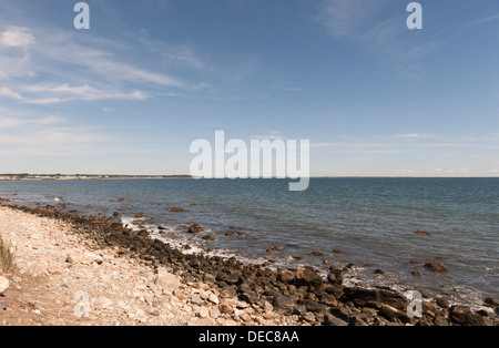 Rhode Island Ozean Shoreline Point Judith, Rhode Island New England Stockfoto