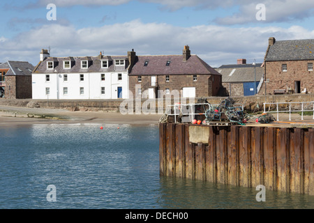 Teil des Hafens an der alten Fischerei Hafen von Stonehaven, Aberdeenshire, Schottland. Stockfoto