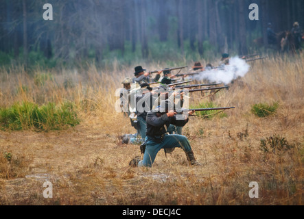 Olustee Schlachtfeld Historic State Park erinnert Floridas größte Bürgerkrieg Schlacht am 20. Februar 1864. Stockfoto