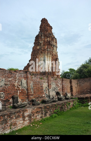 Wat Mahathat Ayutthaya Thailand Stockfoto