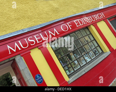 Das Museum of Edinburgh Stockfoto