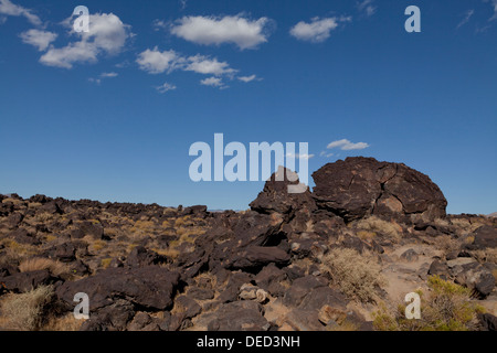 Vulkanischem Basalt Felsformation - Kalifornien USA Stockfoto