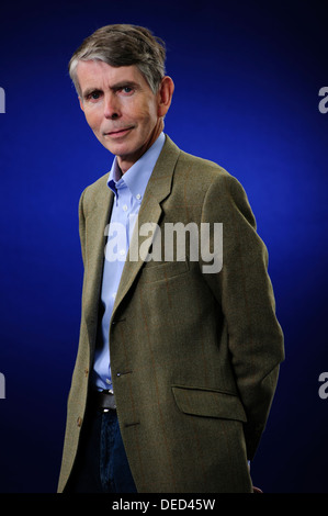 Ronald Frame, preisgekrönte Schriftstellerin, Schriftsteller und Dramatiker am Edinburgh International Book Festival 2013 Stockfoto