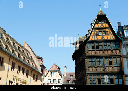 Das berühmte Haus Kammerzell in Straßburg, Frankreich Stockfoto