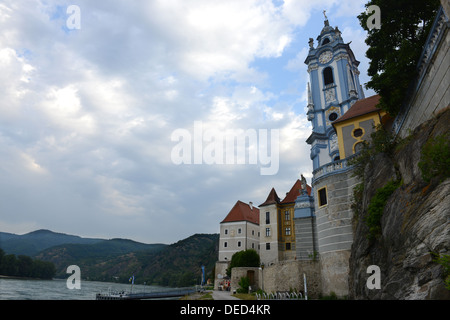 Dürnstein Abtei, Österreich, an der Donau Stockfoto