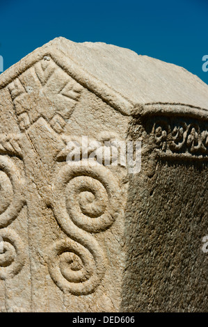 "Stecak" Nekropole von Radimlja, befindet sich in der Nähe von Stolac, Bosnien-Herzegowina, Europa. Stockfoto