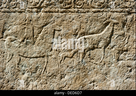 "Stecak" Nekropole von Radimlja, befindet sich in der Nähe von Stolac, Bosnien-Herzegowina, Europa. Stockfoto