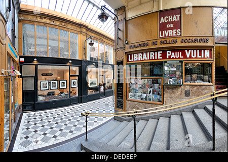 Passage Jouffroy, Paris. Stockfoto