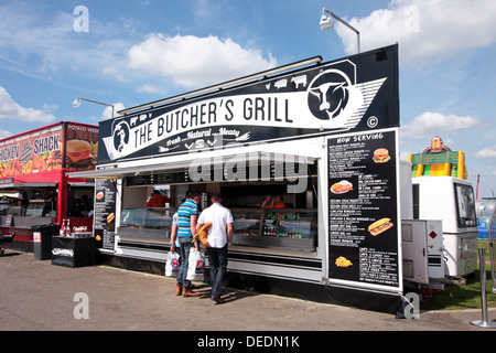 Der Metzger Grill catering Anhänger Truckfest Peterborough UK 2013 Stockfoto