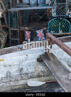 Eine Szene aus Brancaster Staithe in North Norfolk Stockfoto