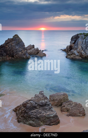 Halbinsel Quiberon, Côte Sauvage, Cote de Morbihan, Bretagne, Frankreich, Europa Stockfoto
