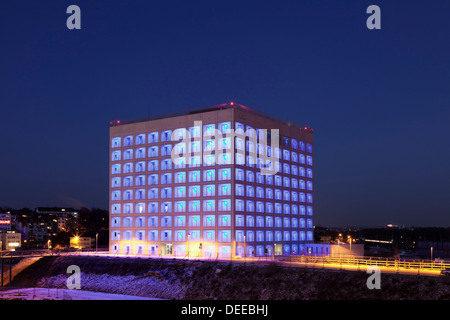 Neue Bibliothek am Mailander Platz, Architekt Prof. Eun Young Yi, auf Stuttgart 21 Boden, Stuttgart, Baden-Württemberg, Deutschland Stockfoto