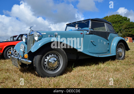 Ein MG TD Mark II - classic British Sport aus den frühen 1950er Jahren dauern des berühmten ' t ' Serie Autos und produzierte 1949-1953. Stockfoto