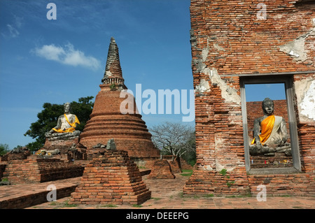 Wat Worachettharam, Thailand Ayutthaya Stockfoto