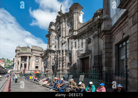 Compania de Jesus Kirche, Quito, UNESCO-Weltkulturerbe, Provinz Pichincha, Ecuador, Südamerika Stockfoto