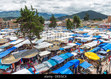 Otavalo Markt, Provinz Imbabura, Ecuador, Südamerika Stockfoto