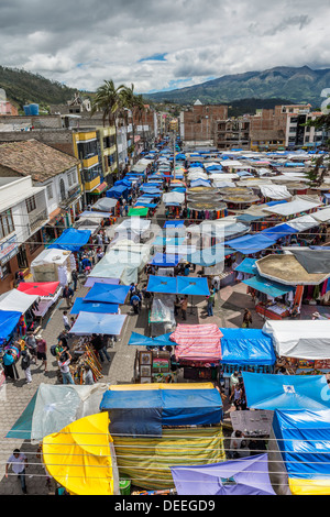 Otavalo Markt, Provinz Imbabura, Ecuador, Südamerika Stockfoto