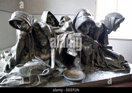 Gedenkstätte für den Holocaust-Opfer in Auschwitz im Museum. Stockfoto