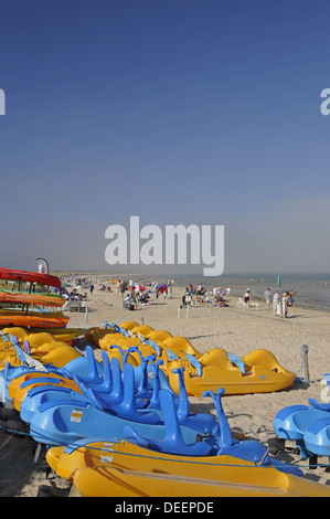 Knoll Strand Studland Bay Isle of Purbeck mit Blick in Richtung Poole Harbour Dorset-England Stockfoto