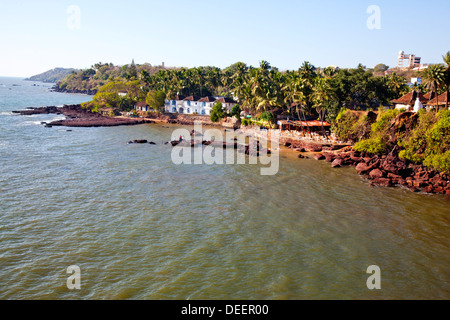 Küste, Dona Paula Beach, Panaji, Goa, Indien Stockfoto