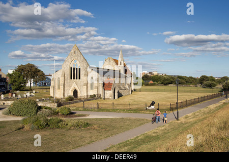 Domus Dei - Königliche Garnisonskirche. Denkmalgeschütztes antikes Monument und Eigentum des englischen Erbes. Portsmouth, Hampshire Großbritannien Europa Stockfoto