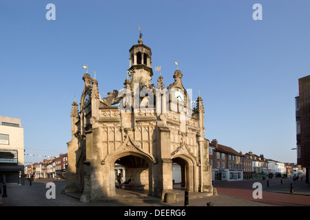 Chichester Kreuz an der Kreuzung von Nord, Süd, Ost und West Street, Chichester. Grade I denkmalgeschütztes Gebäude West Sussex, England, UK Europa Stockfoto