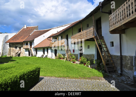 Innenwände von Harman Wehrkirche in Siebenbürgen, Rumänien Stockfoto